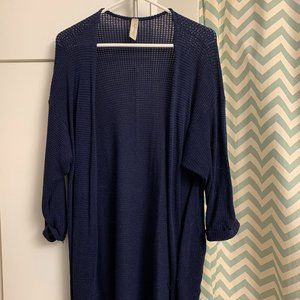 Evereve Allison Joy Blue Cardigan